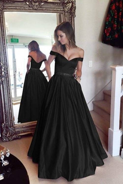 Women's Off Shoulder Wedding Evening Ball Gown Party Prom Bridesmaid Maxi Dress Bardot Cocktail Wedding Dress