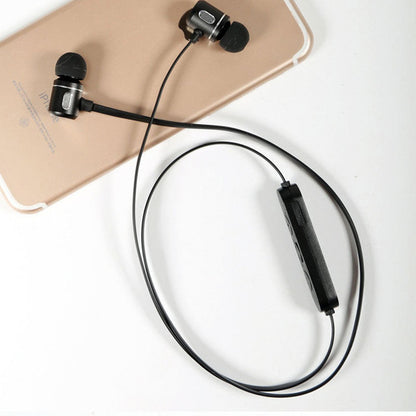 Wireless Bluetooth Earphone In-ear Bluetooth V4.1 Metal Earbuds HD Stereo Sport Music Head With Mic For Phone