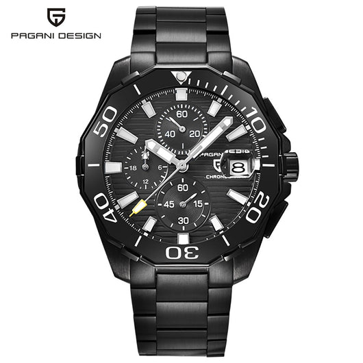 PAGANI Military Men's Watch, Luxury Chronograph Quartz Wristwatch, Waterproof Resistant Watches for Men Women
