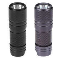 Super Mini Flashlights Stainless Steel USB Rechargeable LED Flashlight Outdoor Torch with Keychain and Gift Case