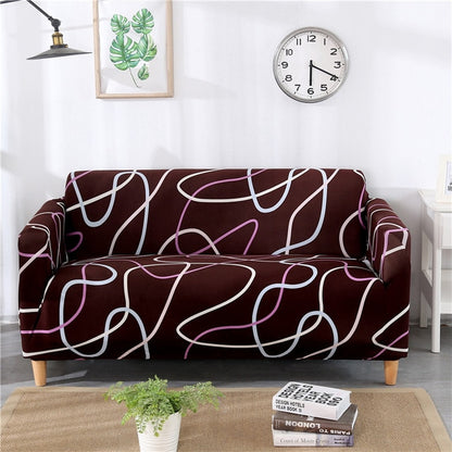 Stretch Slipcovers Sectional Elastic Stretch Sofa Cover for Living Room Couch Cover L shape Armchair Cover Single/Two/Three seat