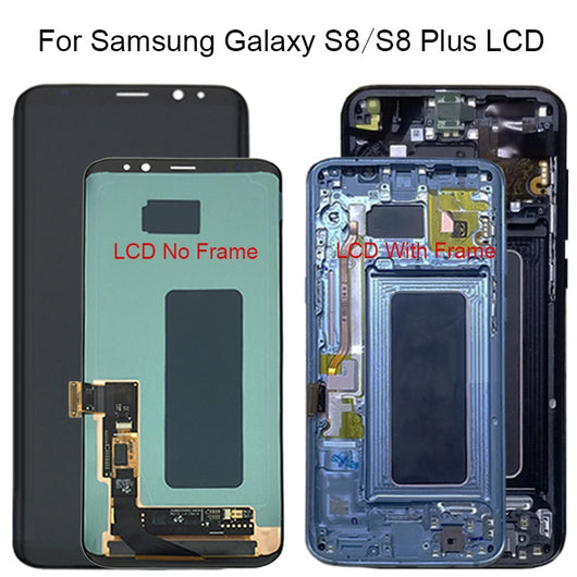 For SAMSUNG S8 LCD G950 G950F Replacement for SAMSUNG Galaxy S8 Plus LCD G955 LCD Display Touch Screen Digitizer Assembly