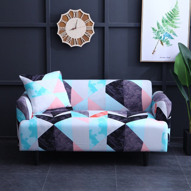 Stretch Slipcovers Sectional Elastic Stretch Sofa Cover for Living Room Couch Cover L shape Armchair Cover Single/Two/Three seat