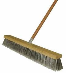 Wooden Push Broom