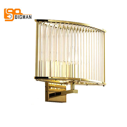 simple style crystal wall light modern wall lamps chrome/gold wall lighting for home