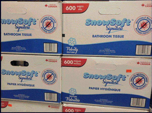 Snow Soft Toilet Tissue 2ply 600s' 24rolls/Case