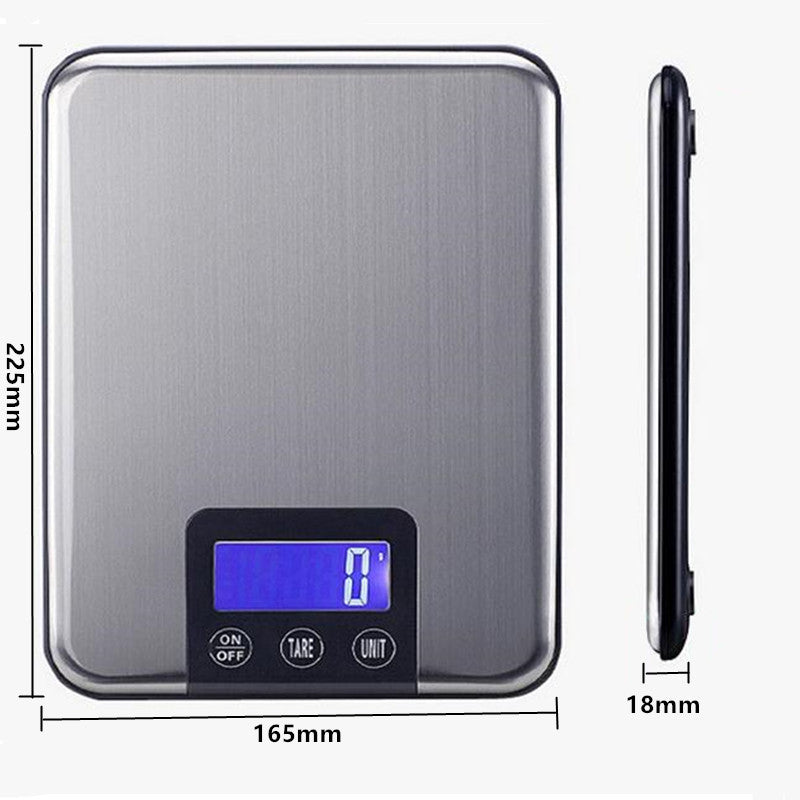 touch screen 15Kg 15000G 1G Slim Stainless Steel Lcd Digital Kitchen Food Diet Postal Scale Weight Balance