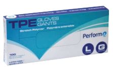 Disposable Glove TPE Stretch polymer Clear gloves 100/Box Excellent Quality CURBSIDE PICK UP AVAILABLE