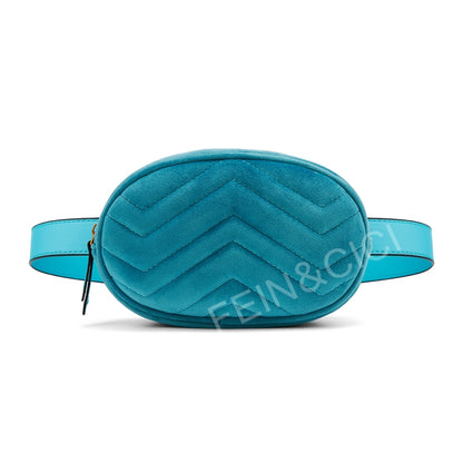 waist belt bag women rivets lions Fanny Pack bags luxury brand fashion velvet leather handbag red black beige 2018 hight quality