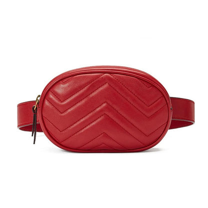 waist belt bag women rivets lions Fanny Pack bags luxury brand fashion velvet leather handbag red black beige 2018 hight quality