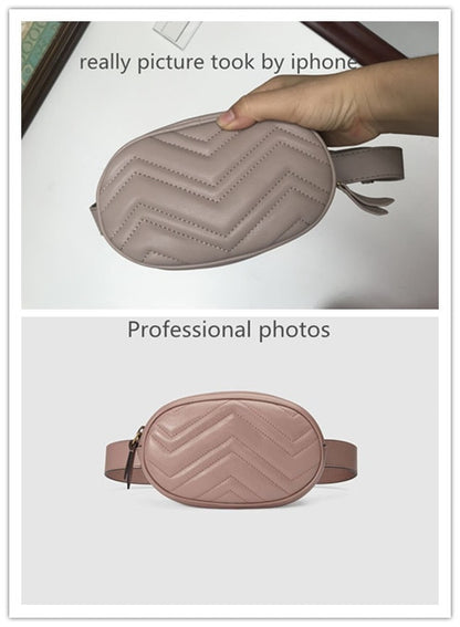 waist belt bag women rivets lions Fanny Pack bags luxury brand fashion velvet leather handbag red black beige 2018 hight quality