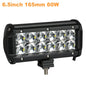 weketory 4 6.5 9.3 12 17 inch 30W 60W 90W 120W 180W 5D LED Work Light Bar for Tractor Boat OffRoad 4WD 4x4 Truck SUV ATV 12V 24v