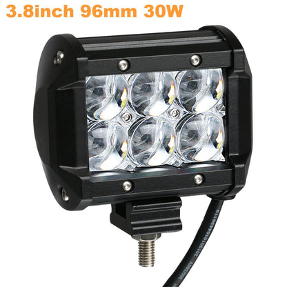 weketory 4 6.5 9.3 12 17 inch 30W 60W 90W 120W 180W 5D LED Work Light Bar for Tractor Boat OffRoad 4WD 4x4 Truck SUV ATV 12V 24v