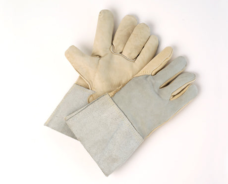 COW-GRAIN PALM, SPLIT BACK, 4″ CUFF, KEVLAR STITCHED WELDERS GLOVES PAIR CURBSIDE PICK UP AVAILABLE